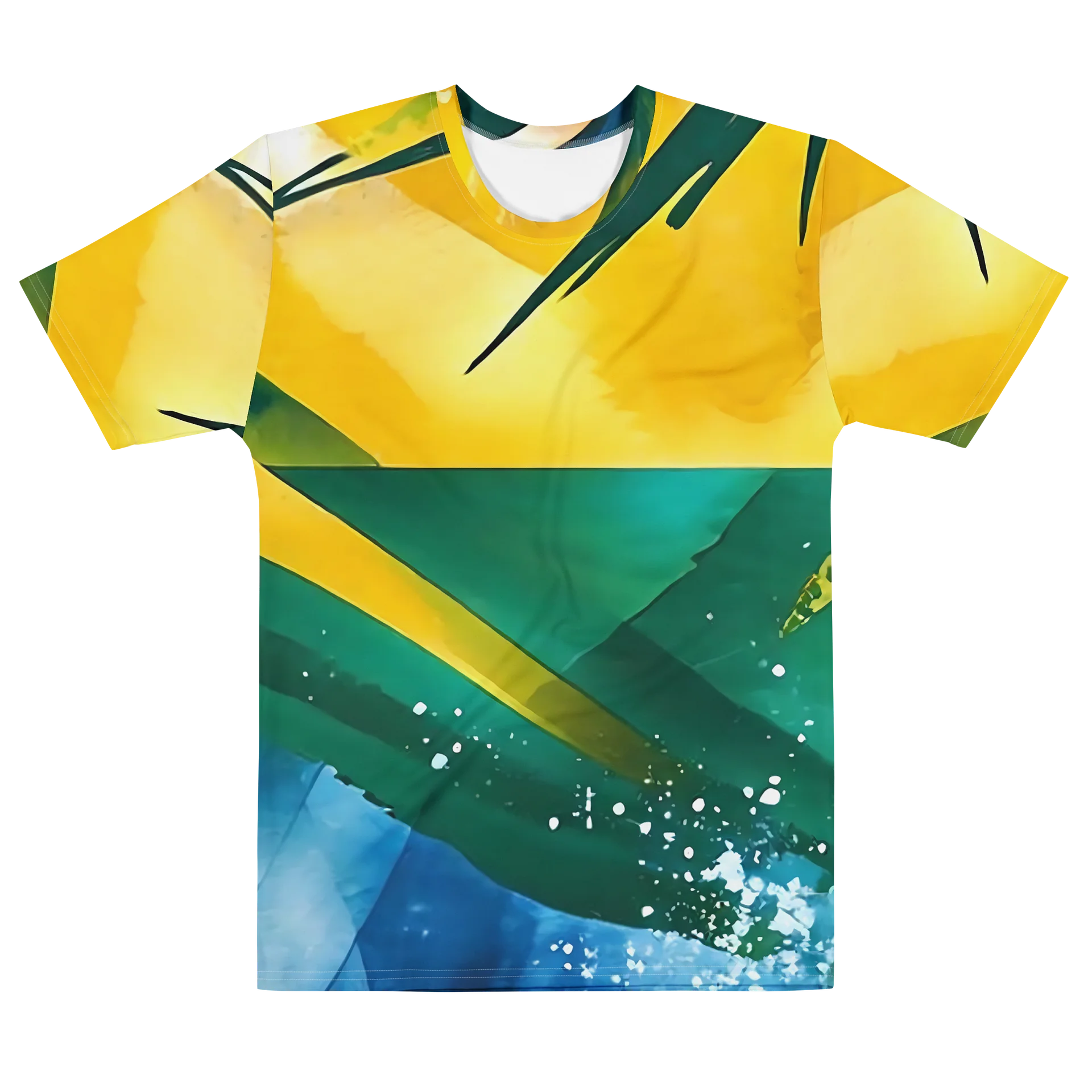 St. Vincent and the Grenadines - SVG Vintage Sport Diplomat Print | Men’s Cotton Crew Neck T-Shirt product image (3)