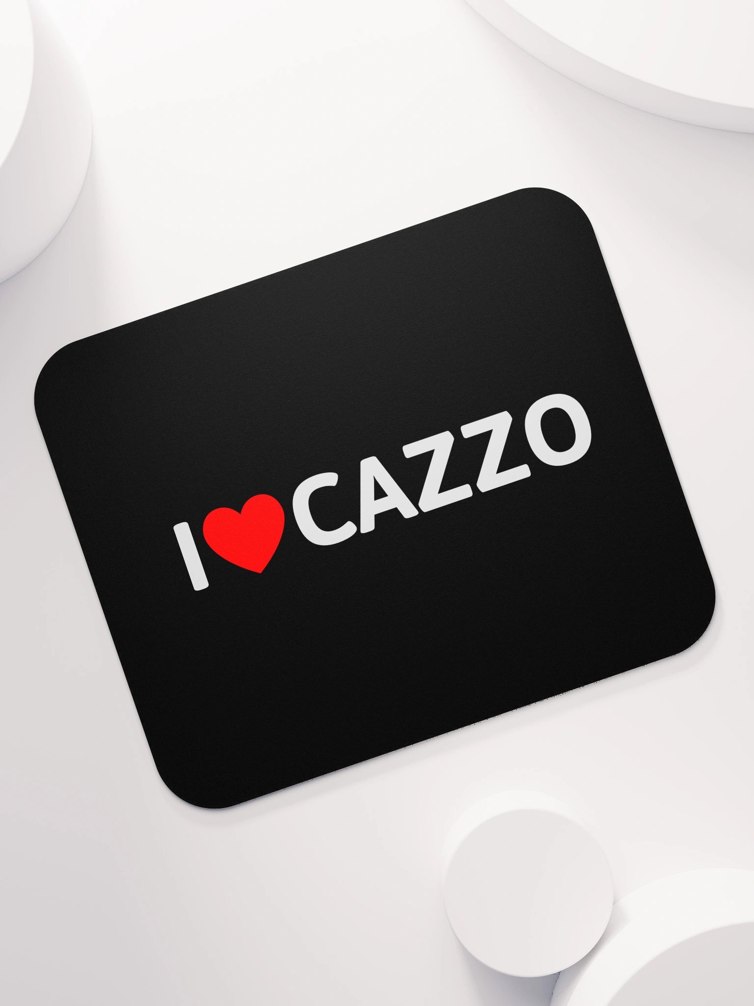 I ♥️ CAZZO mousepad product image (7)
