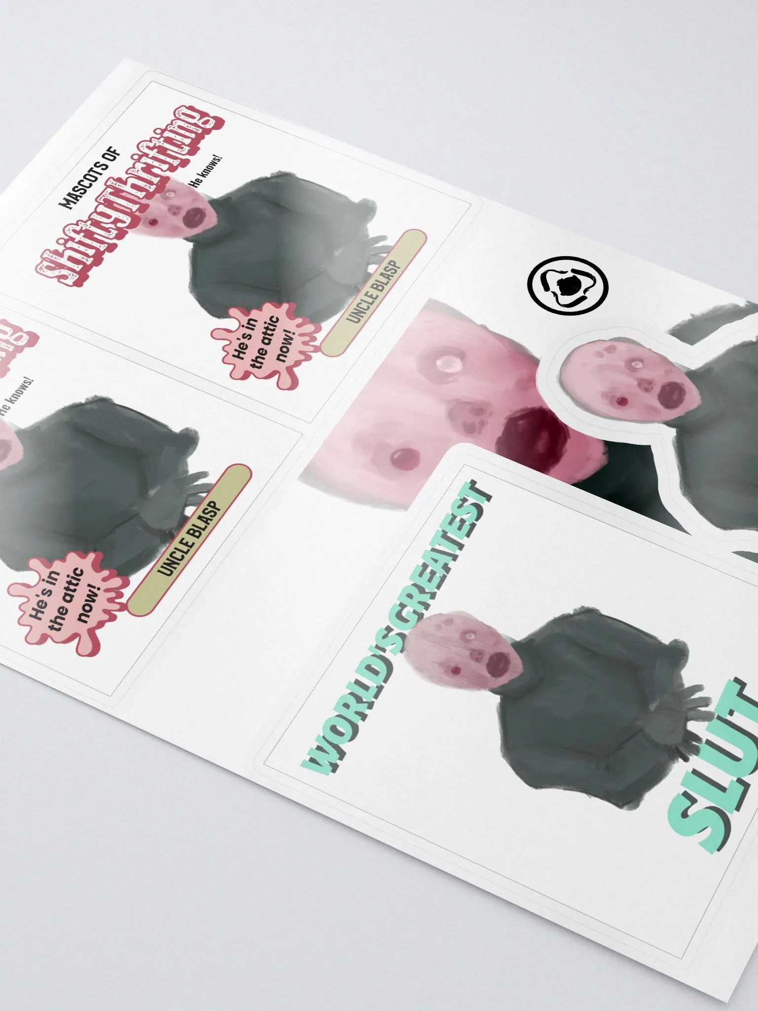 Uncle Blasp Fan Club sticker sheet product image (3)