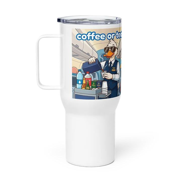 "Coffee or Tea? " Travel Mug product image (1)