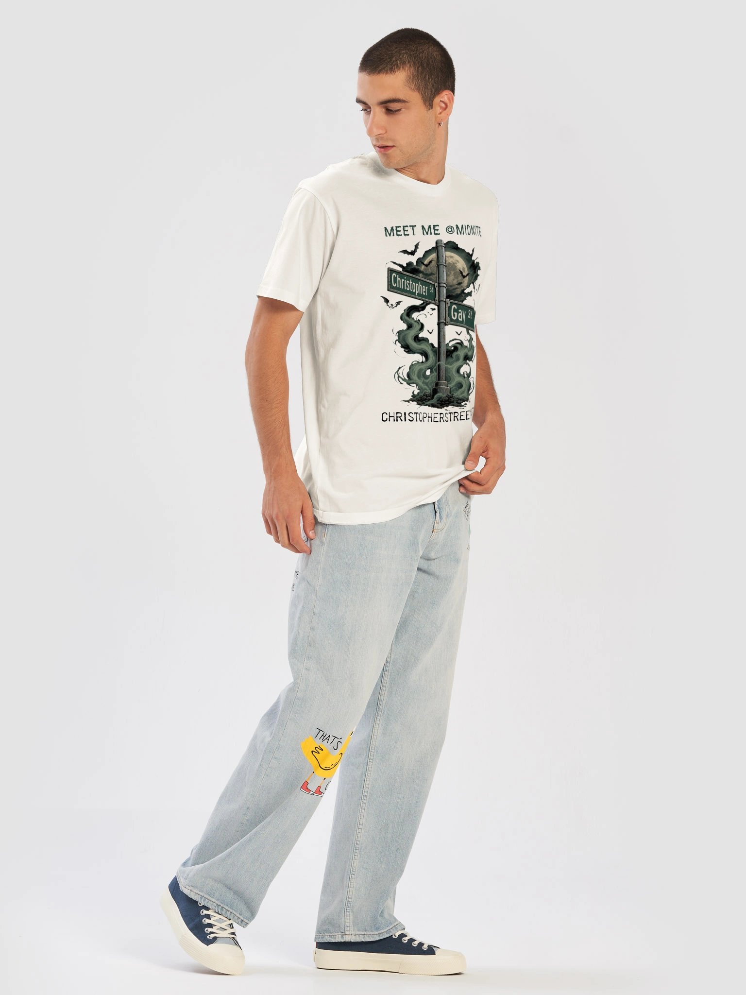 Meet Me @Midnite | Christopher & Gay Streets Halloween Pride Tee product image (14)
