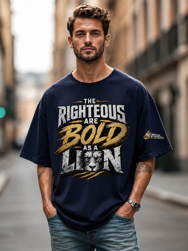 The Righteous Are Bold as a Lion Tee product image (1)