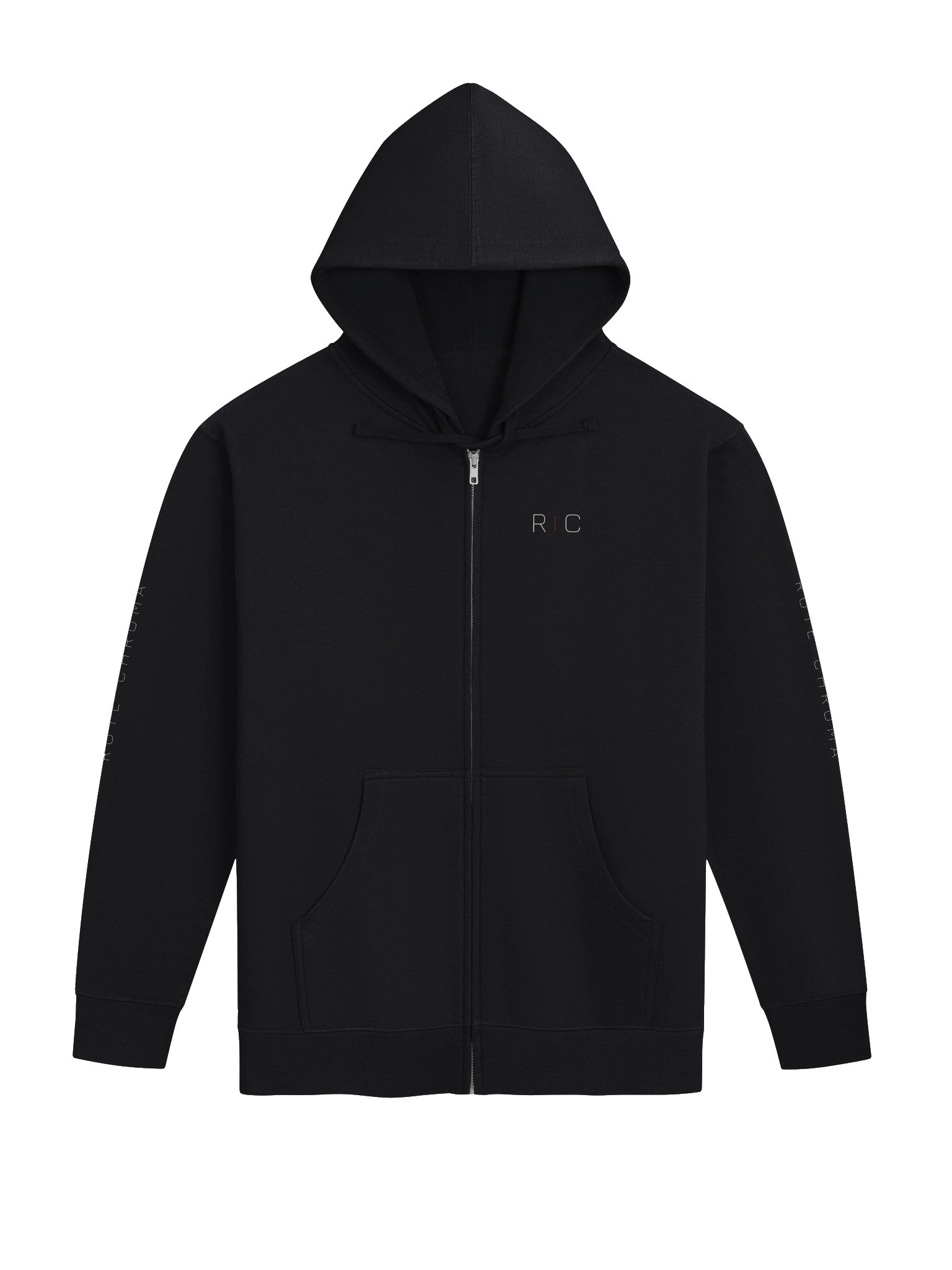 Rote Chroma Fleece Zip‑Up Hoodie (RC‑023) product image (2)