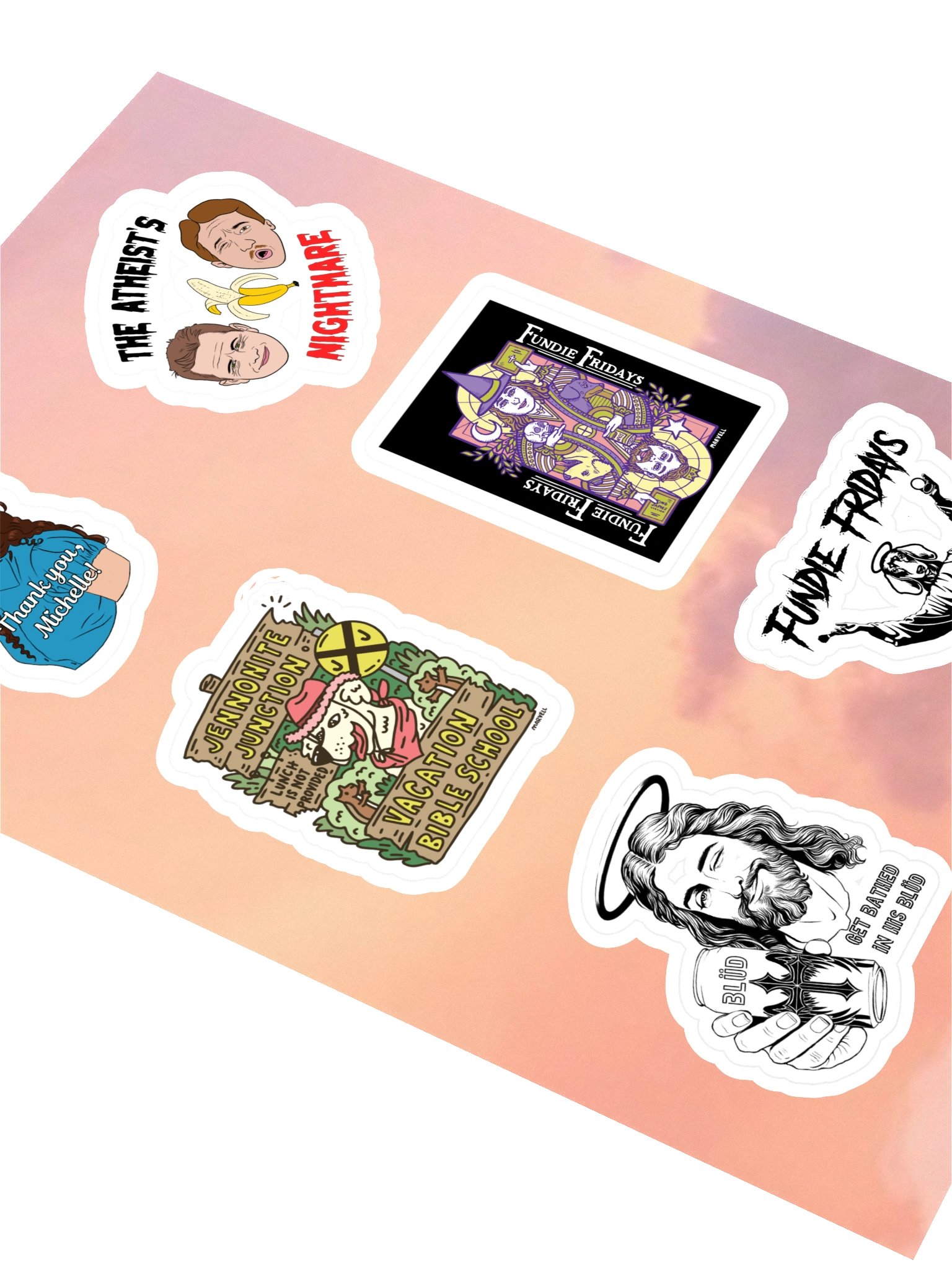 FF various designs sticker sheet product image (2)