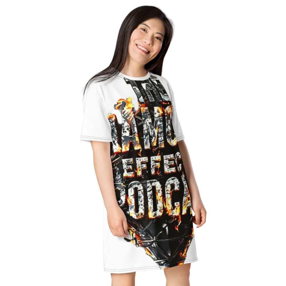 The Diamond Effect All-Over Print T-Shirt Dress (3) product image (4)