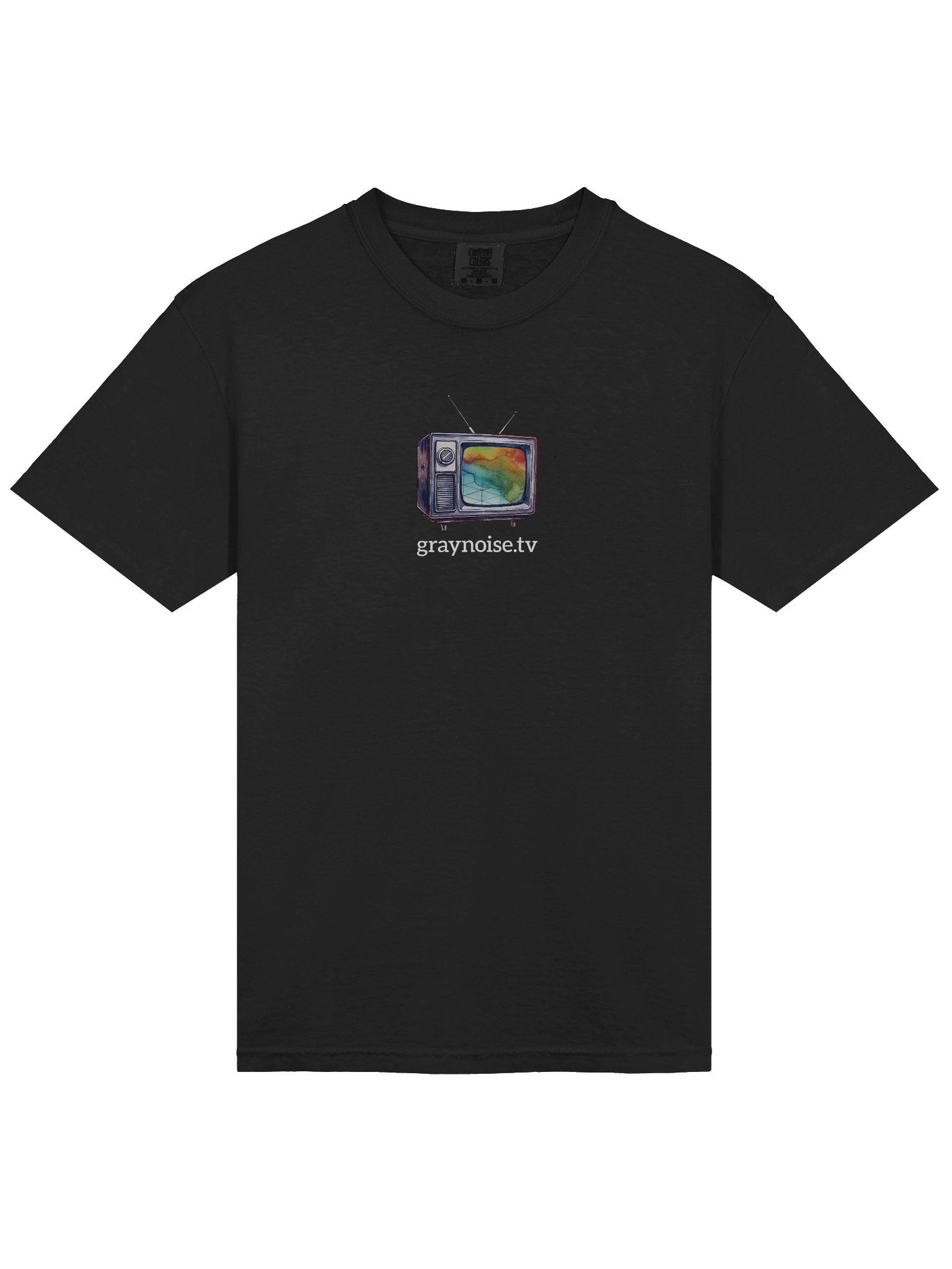 Graynoise Color Grid TV Logo Heavyweight Unisex Tee - Comfort Colors Garment product image (23)