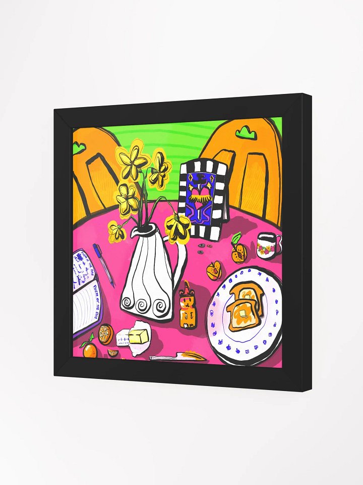 Writer's Breakfast Framed Print product image (2)