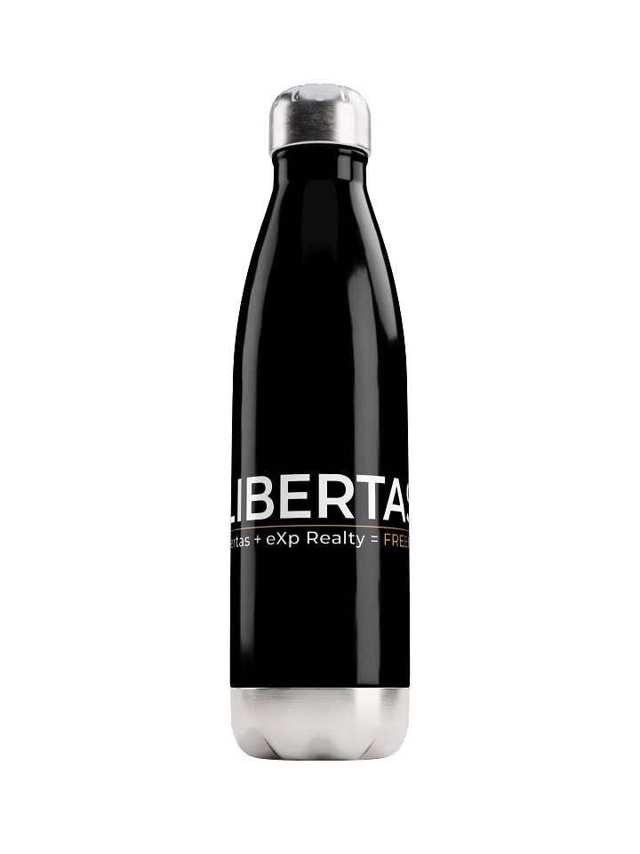 The Libertas - Freedom Hydration Black Stainless Steel Water Bottle | Libertas x eXp Realty product image (1)