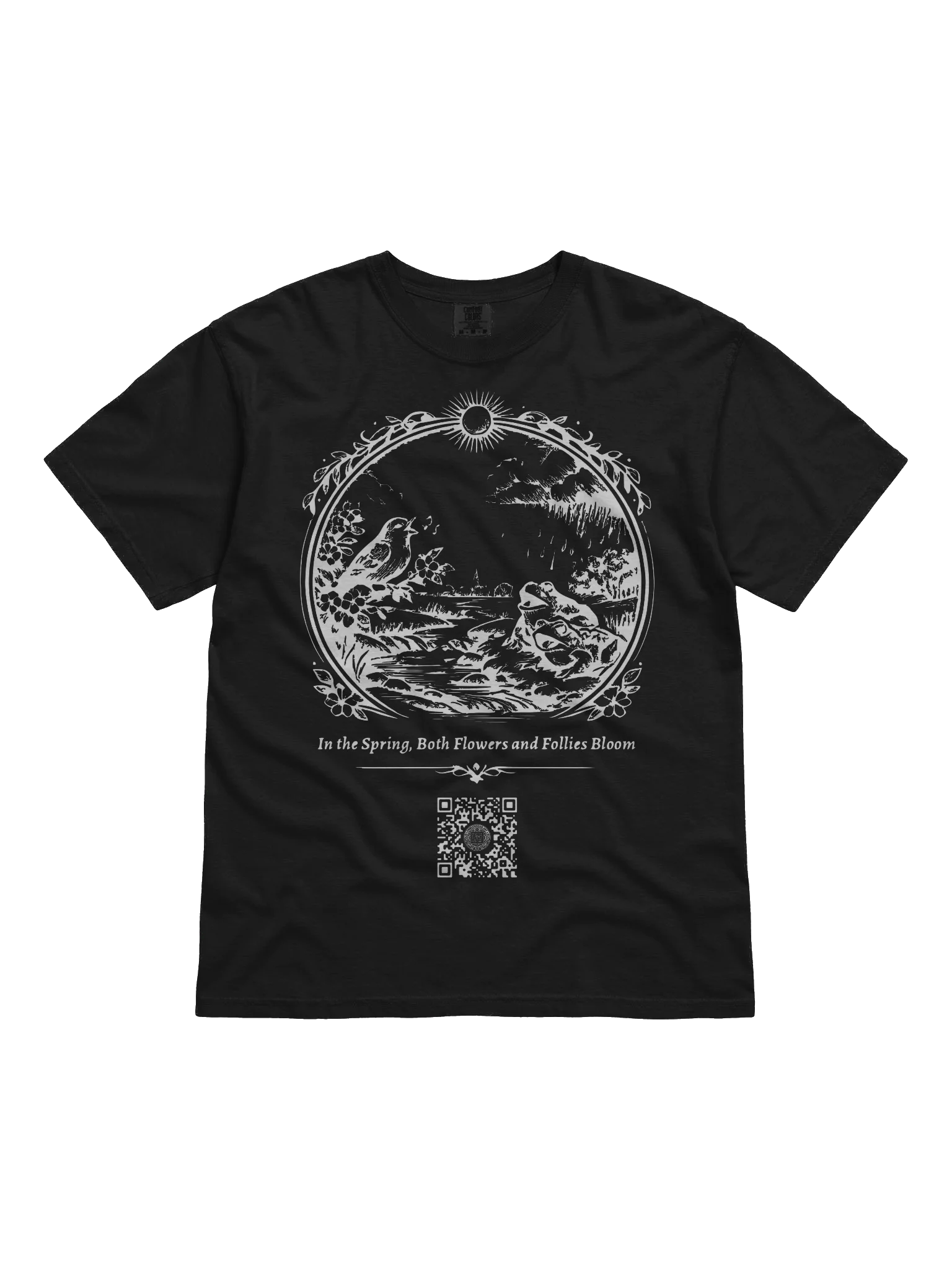 Flowers and Follies (White on Black/Color) product image (1)