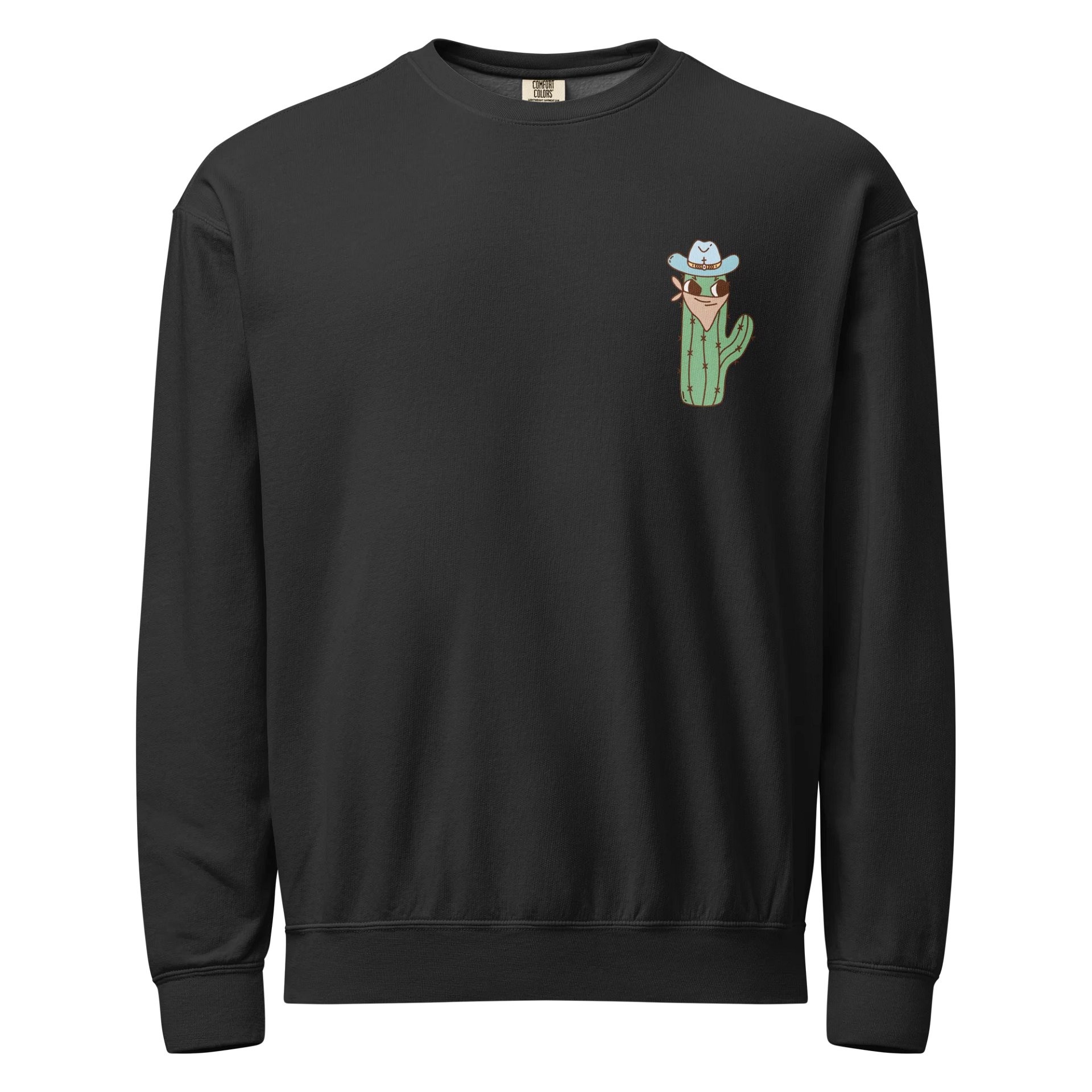 Cowboy Cactus Crewneck Sweatshirt | Retro Sweater product image (1)