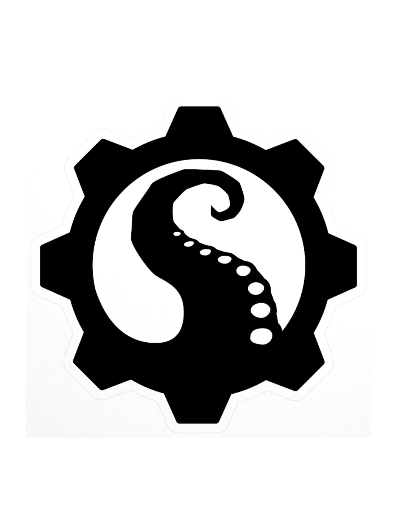 Black Sauerworks Logo Sticker product image (1)
