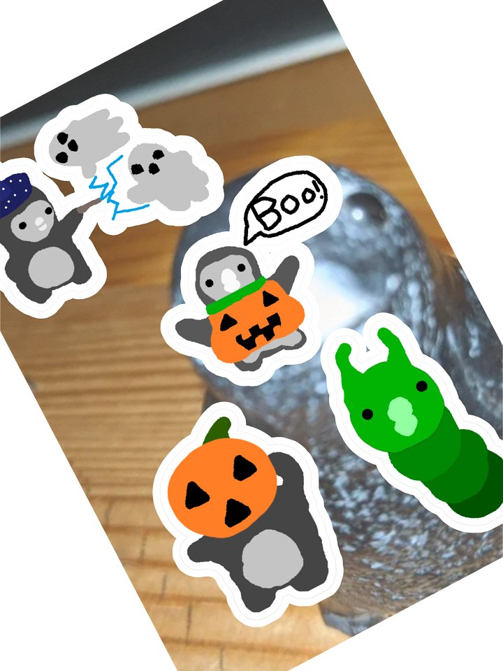 Hubert Halloween Sticker Sheet product image (1)