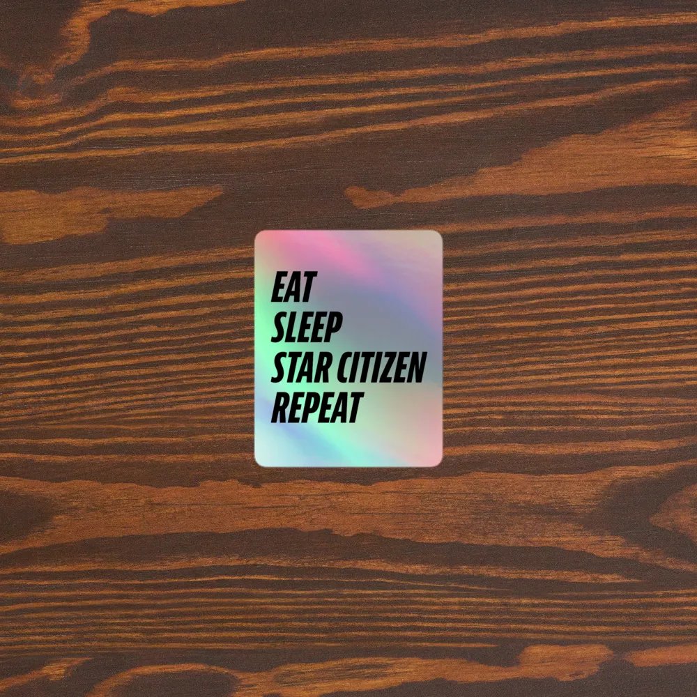 Eat, Sleep, SC, Repeat Holo Sticker product image (5)