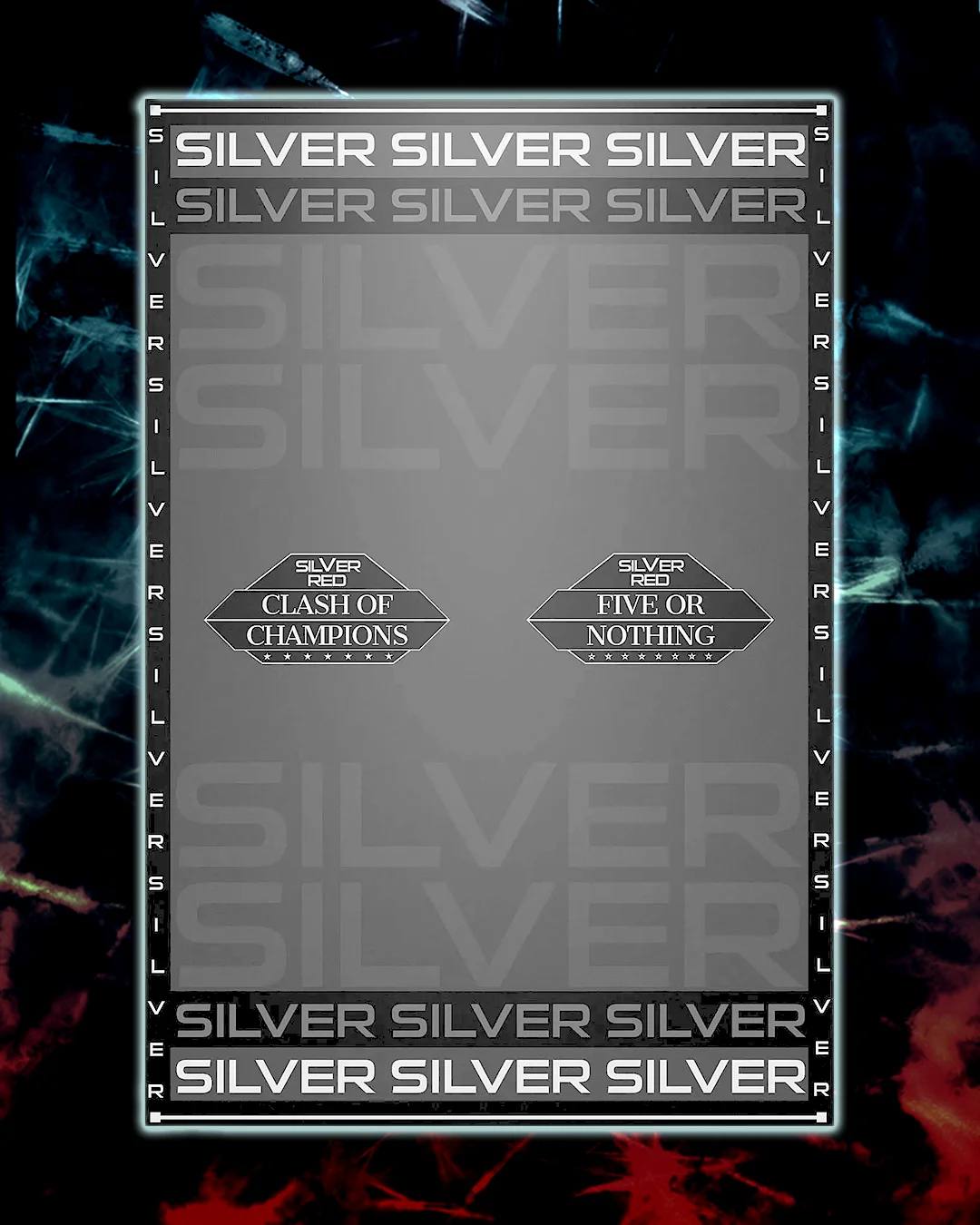 SILVER VS RED - ALL IN SILVER (poster) product image (1)