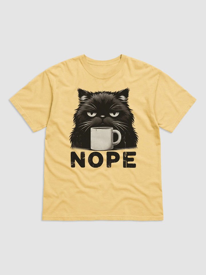 Nope Not Today - Grumpy Cat with Coffee Illustration product image (4)