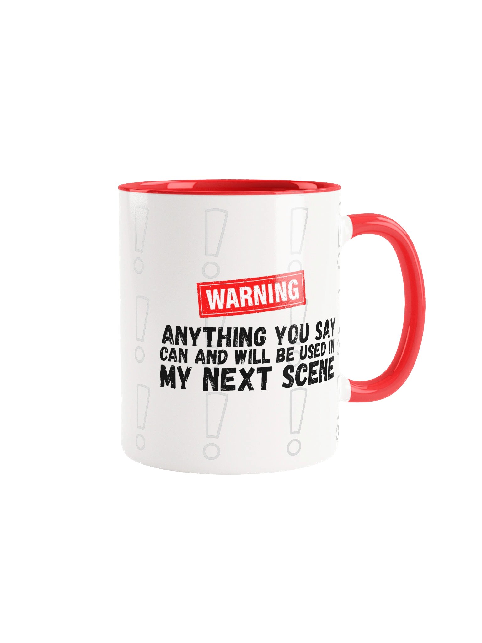 Warning! Ceramic Mug (Lefty) product image (1)