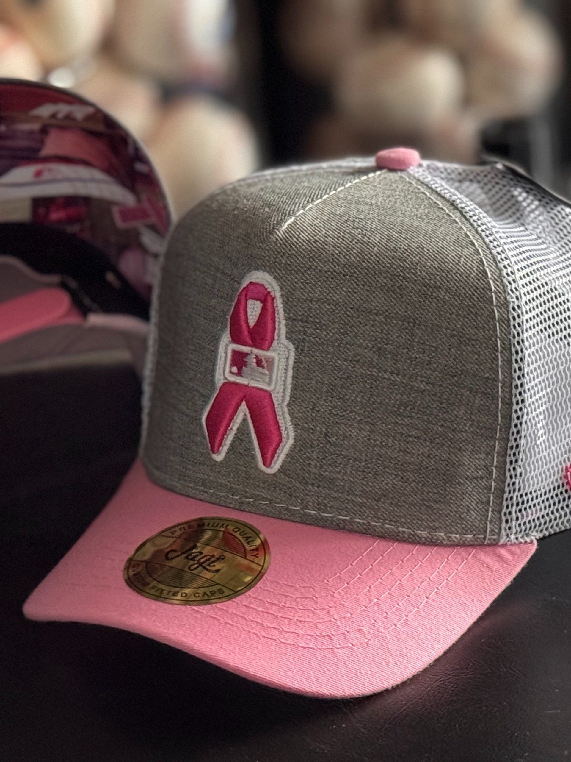 JAGI CAPS PINK RIBBON TRUCKER product image (4)