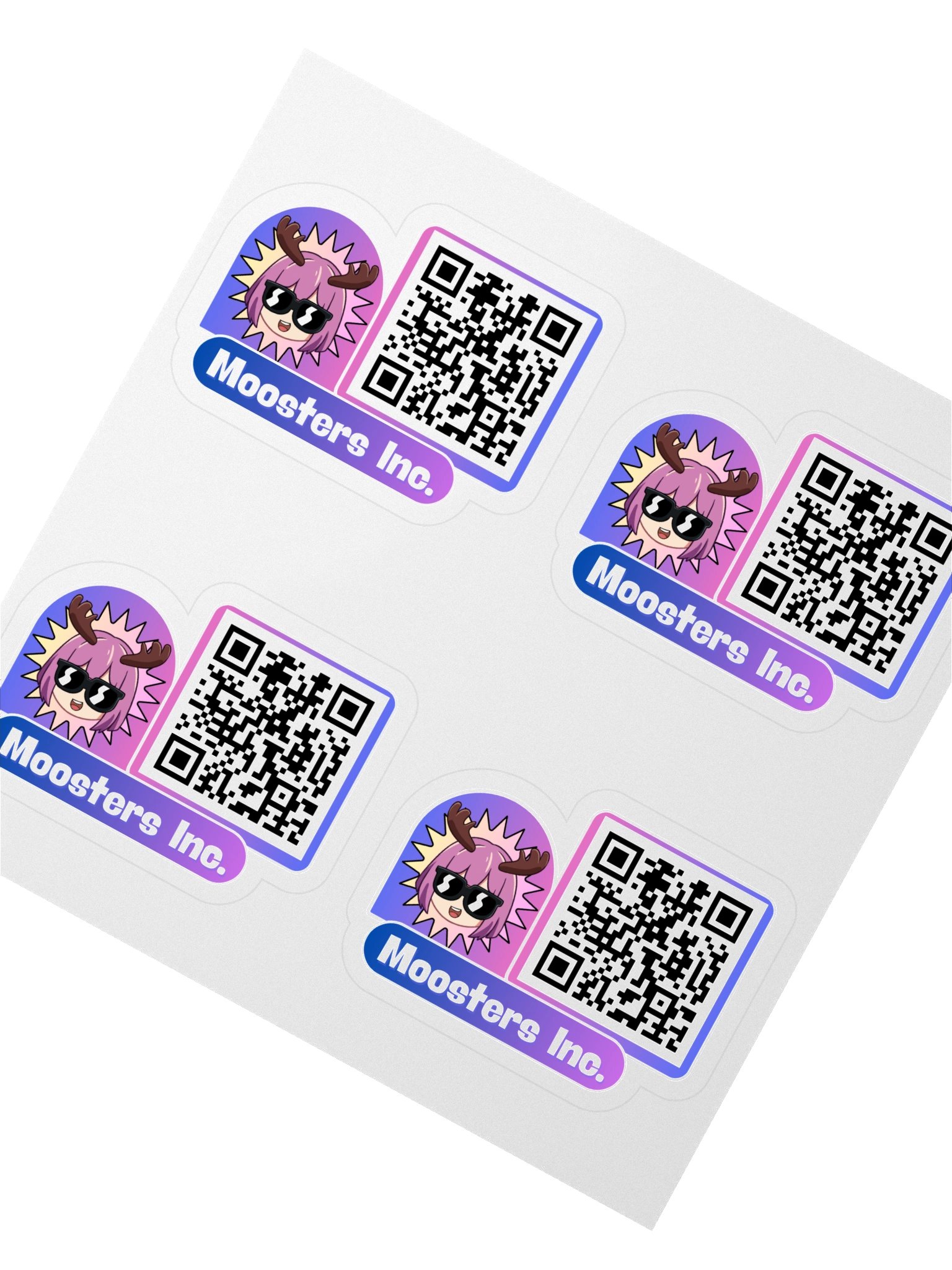 Moosters Inc. QR Code Stickers (Multiple, Small) product image (2)