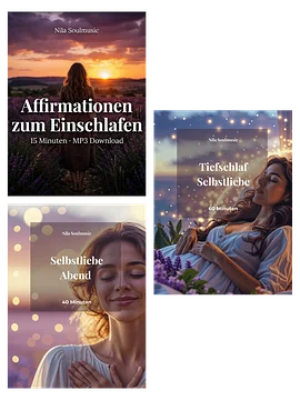 Schlaf-Bundle – 3 geführte Einschlafmeditationen mit Affirmationen (Audio-Download)