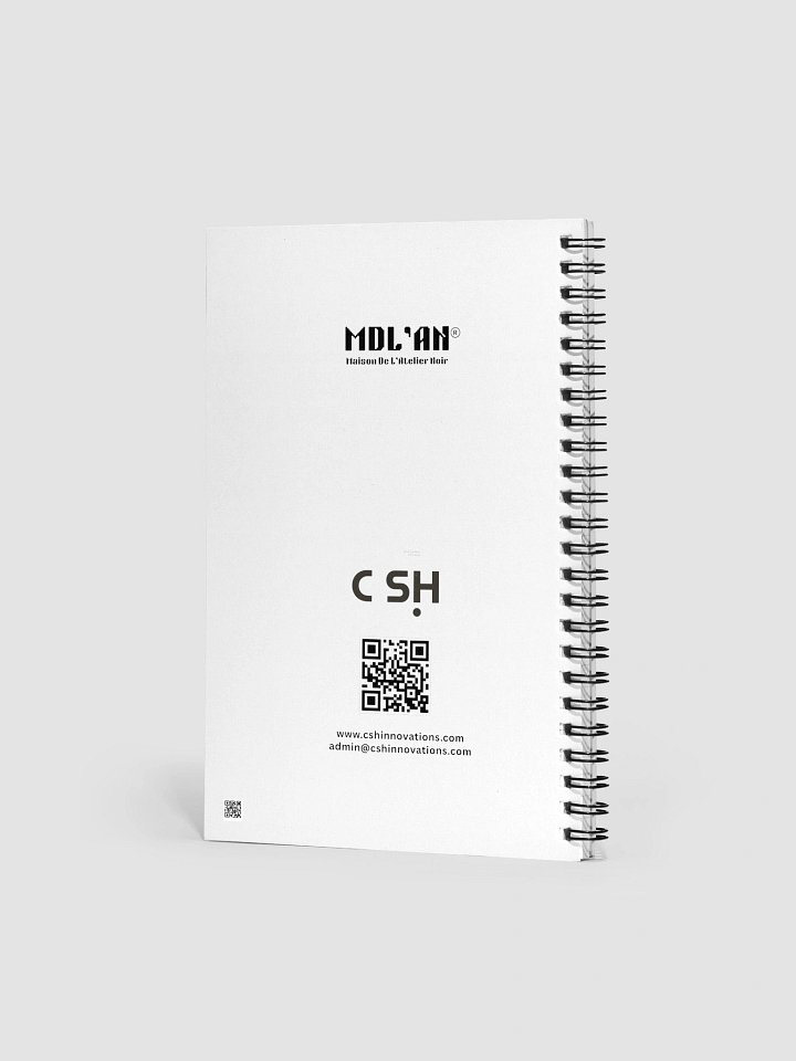 MDL'AN® | Prioritize Your Well-Being - Pixel Heart Spiral Notebook product image (2)