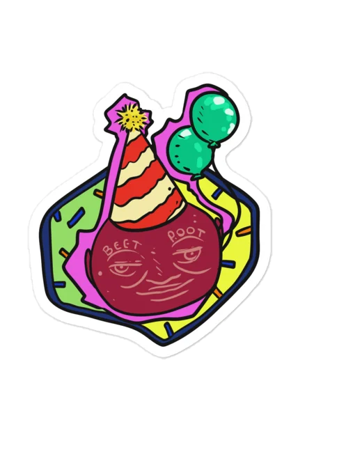 Vaporpoot die cut magnets product image (1)