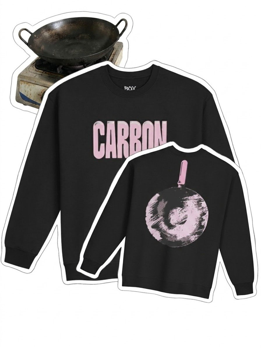 Carbon-Steel Wok Specimen | Heavyweight Drop-Shoulder Sweatshirt | HonestIndustrial product image (1)