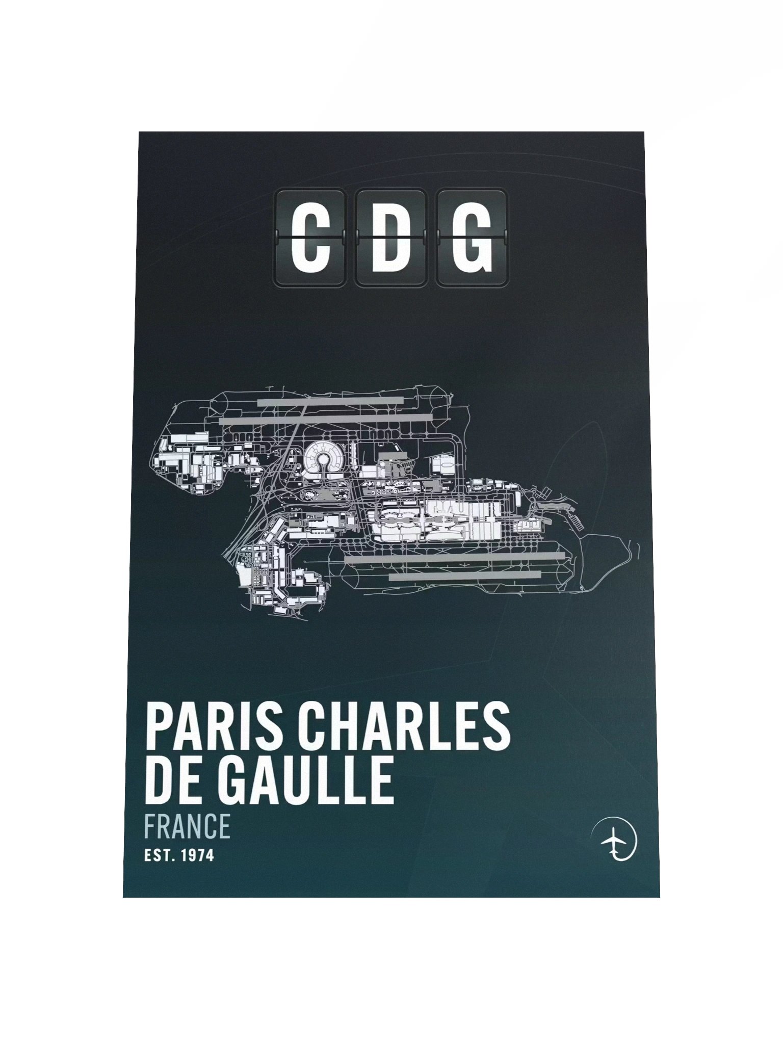 Paris CDG Poster product image (4)