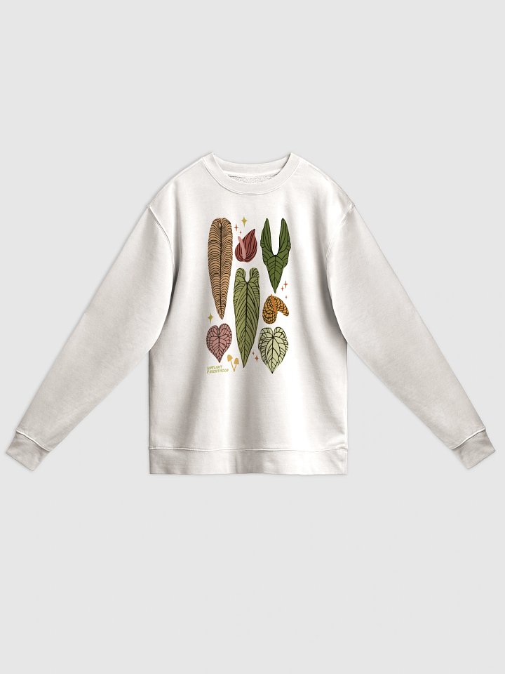 ANTHURIUM COLLAGE (front only) - Midweight Pigment Dyed Sweatshirt product image (1)
