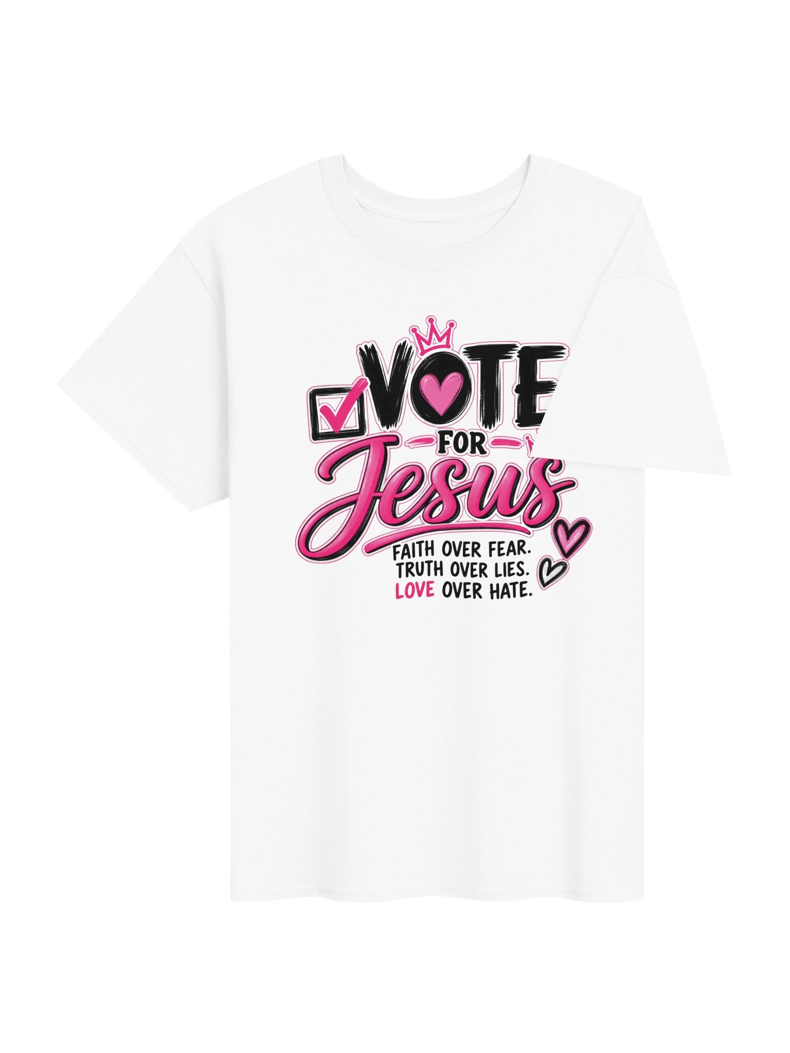 Vote for Jesus Graphic Tee product image (4)