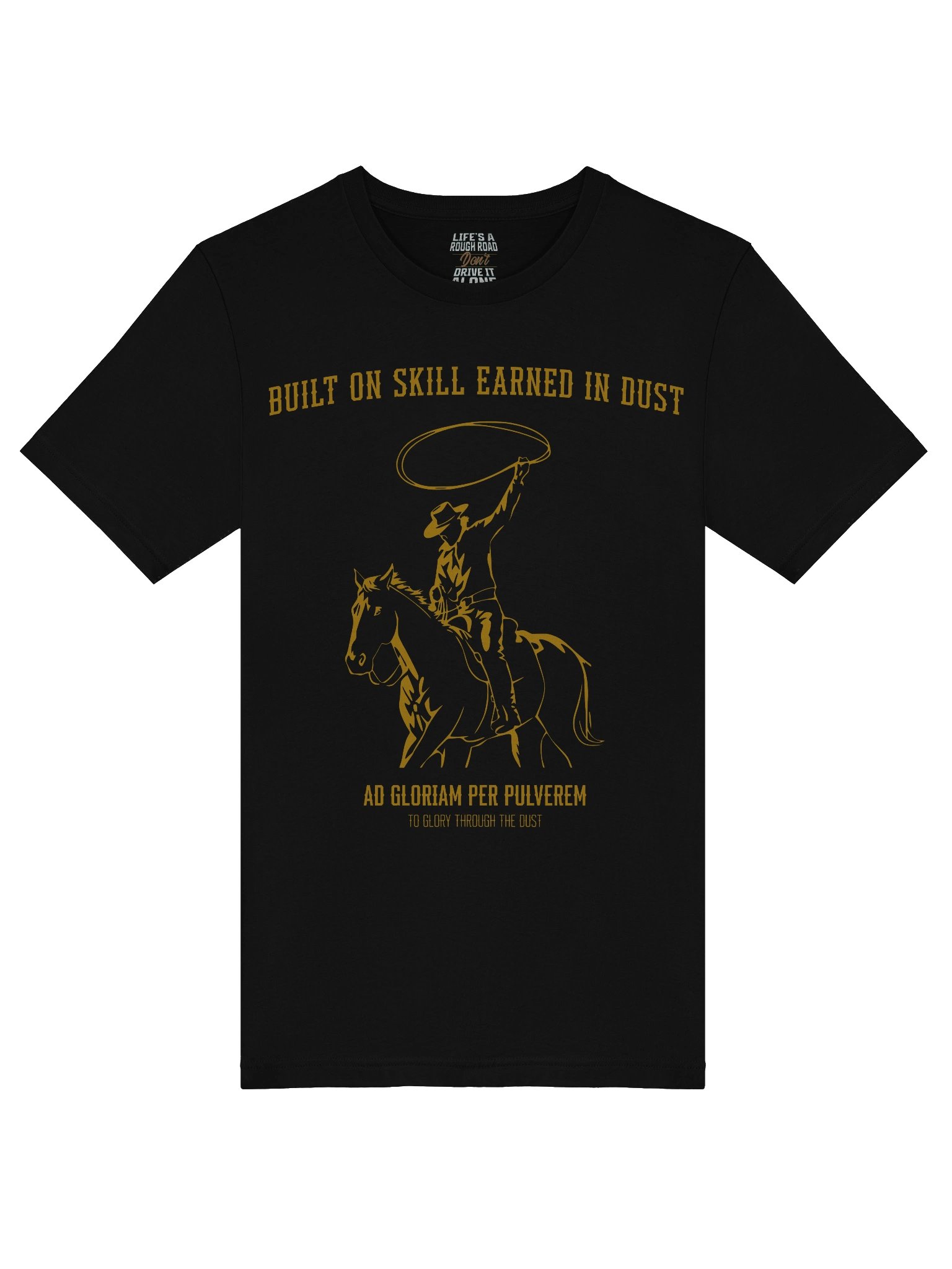 BUILT ON SKILL • EARNED IN DUST tee product image (5)