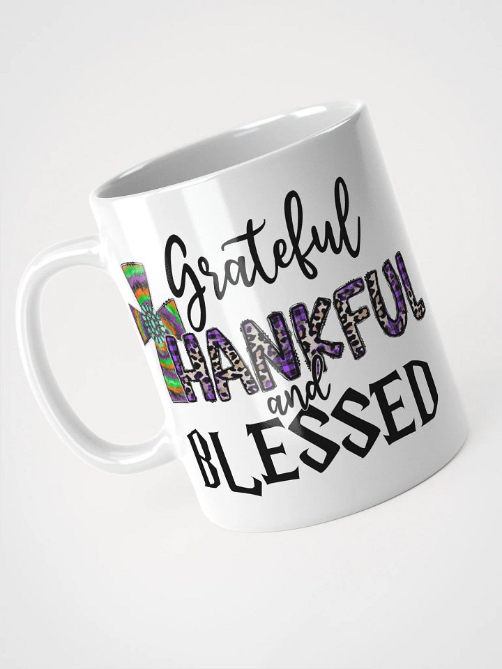 Grateful, Thankful & Blessed - White Mug product image (1)