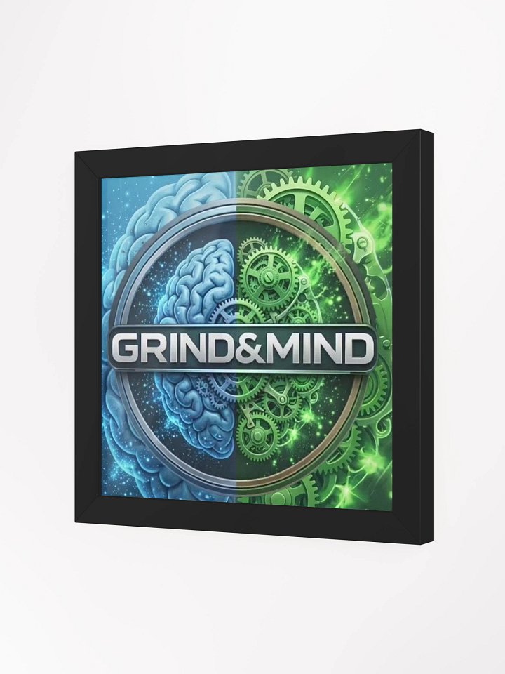 Grind & Mind Logo Poster w/ Frame product image (2)