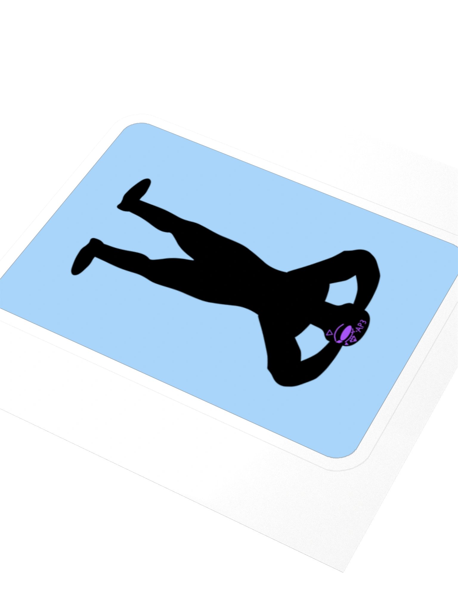 Headstand — Block Sticker product image (3)