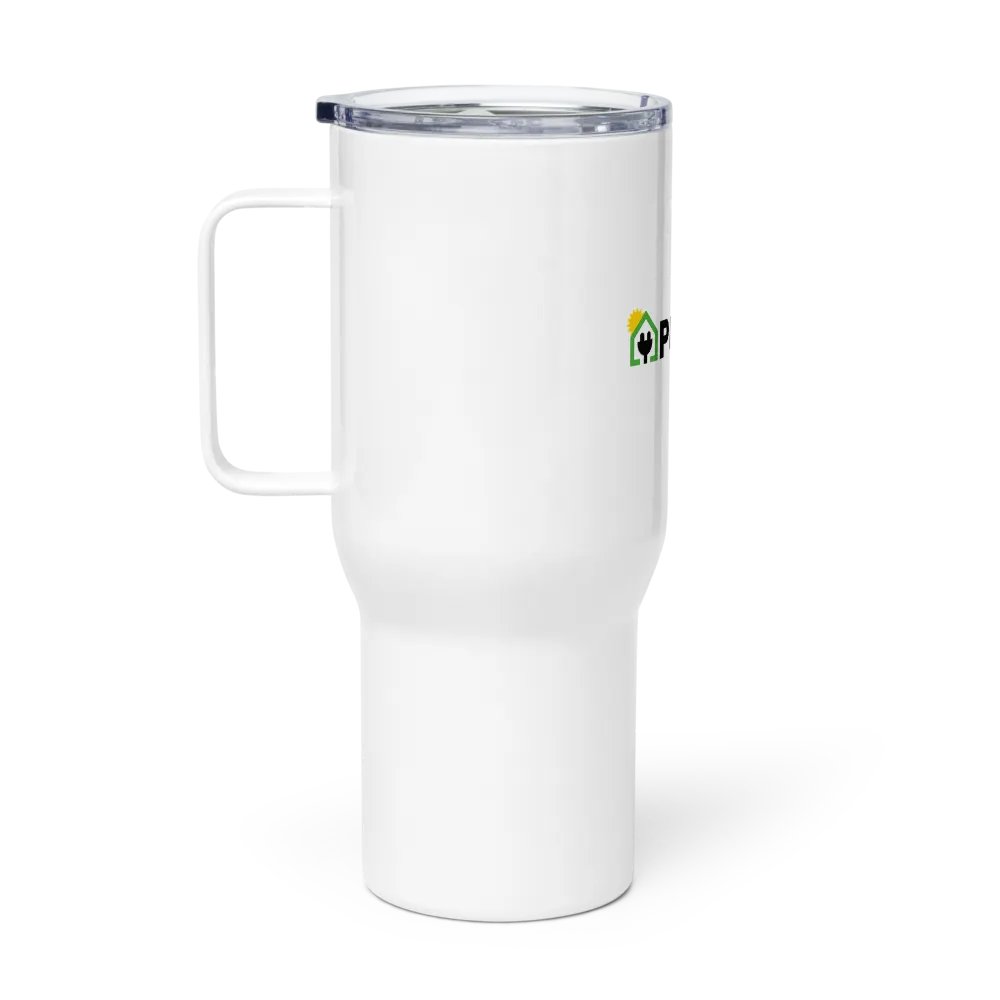 Plug It In Solar High-Quality Travel Mug with Handle product image (1)