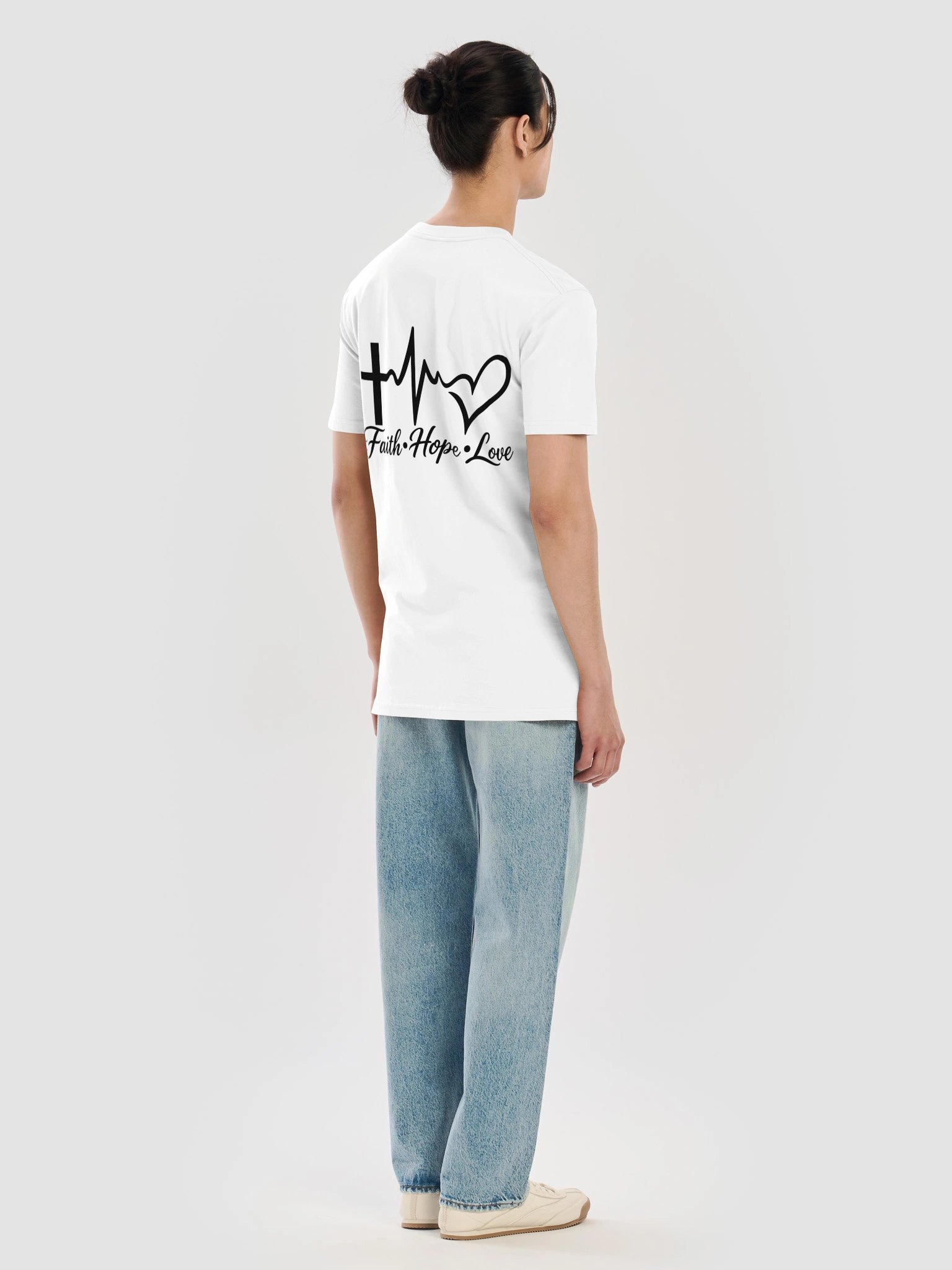 Minimal Black Heavyweight Tee by ALLANDMORE product image (8)
