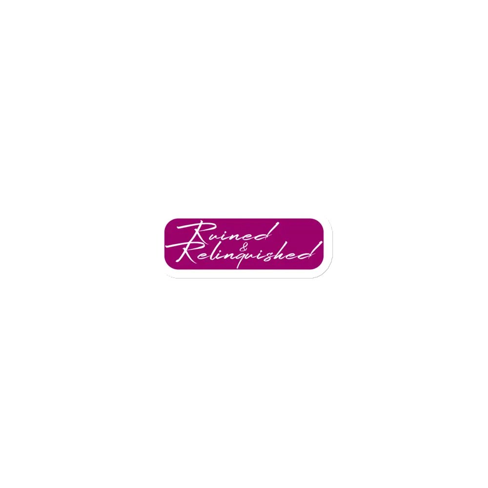 Ruined & Relinquished Magnet product image (1)