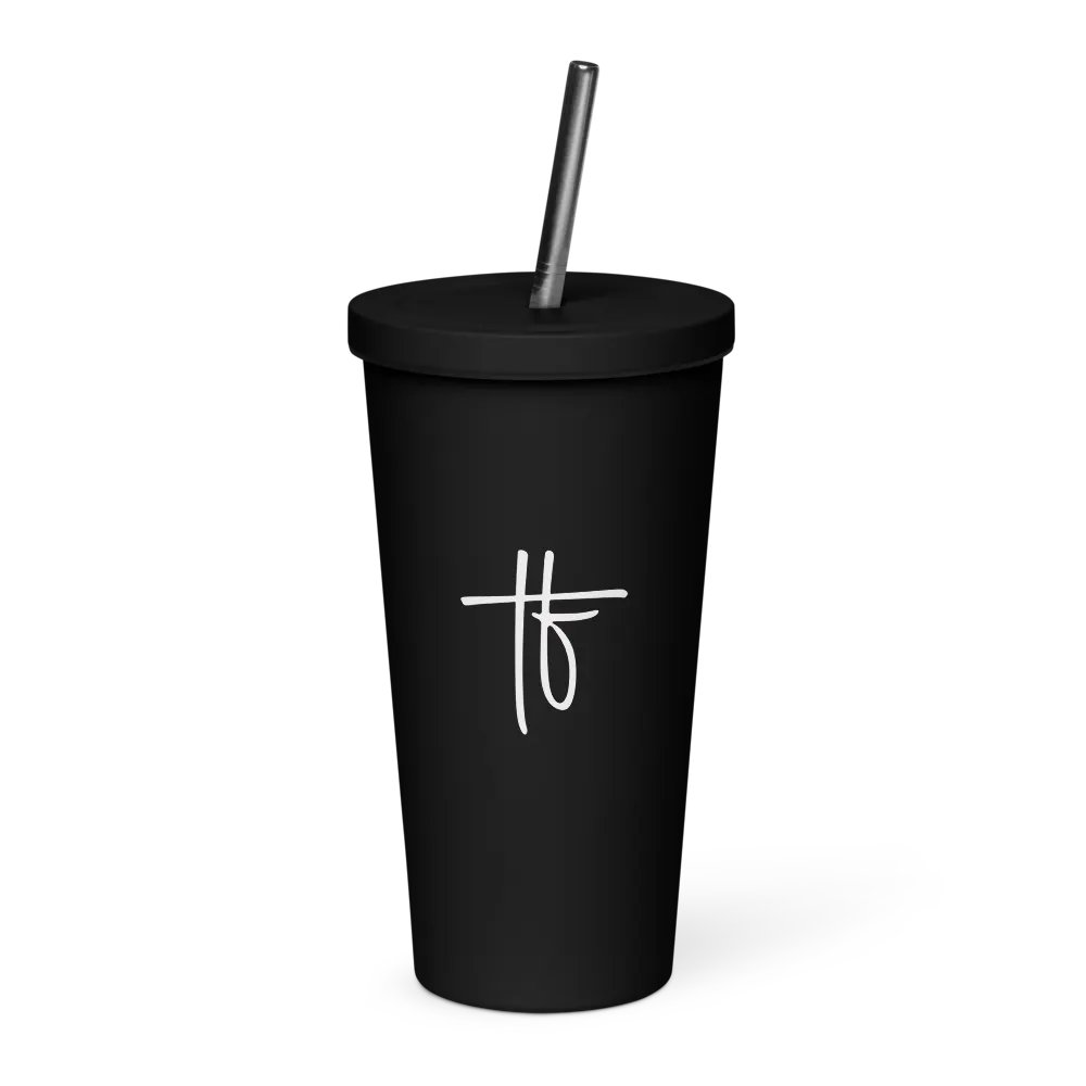 TF Insulated Tumbler with a Straw product image (1)