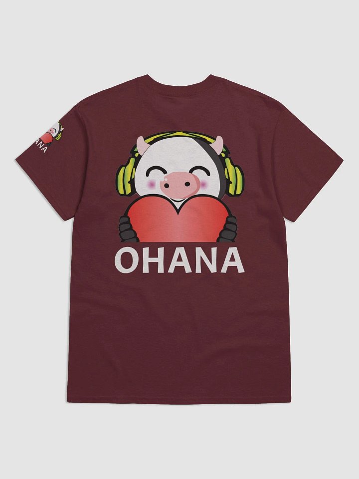 Mr. Moo Moo Ohana Shirt Maroon product image (2)