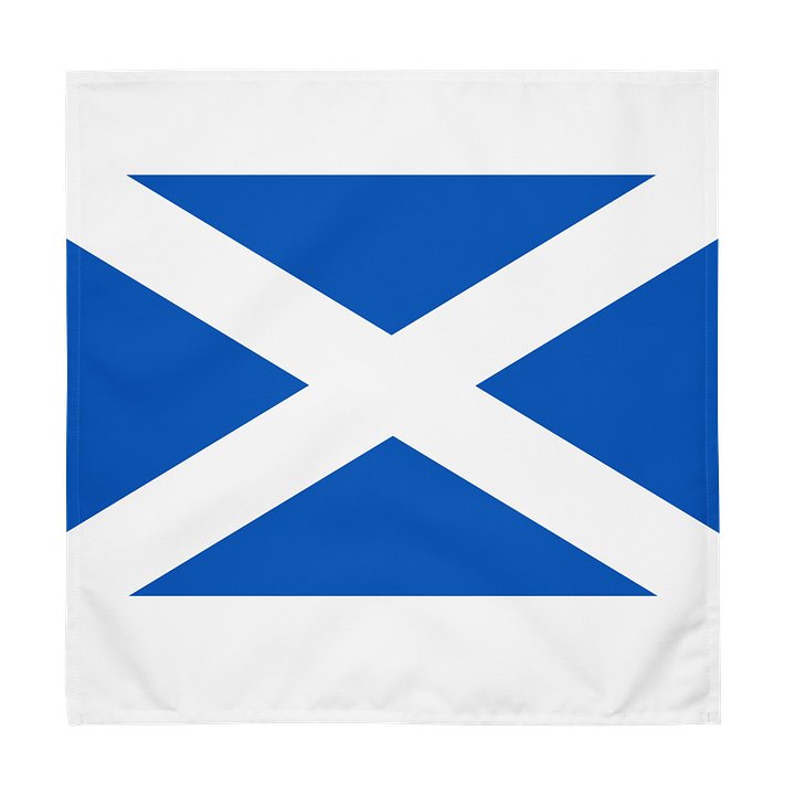 Scottish Saltire Cloth Napkin Set (4) product image (1)