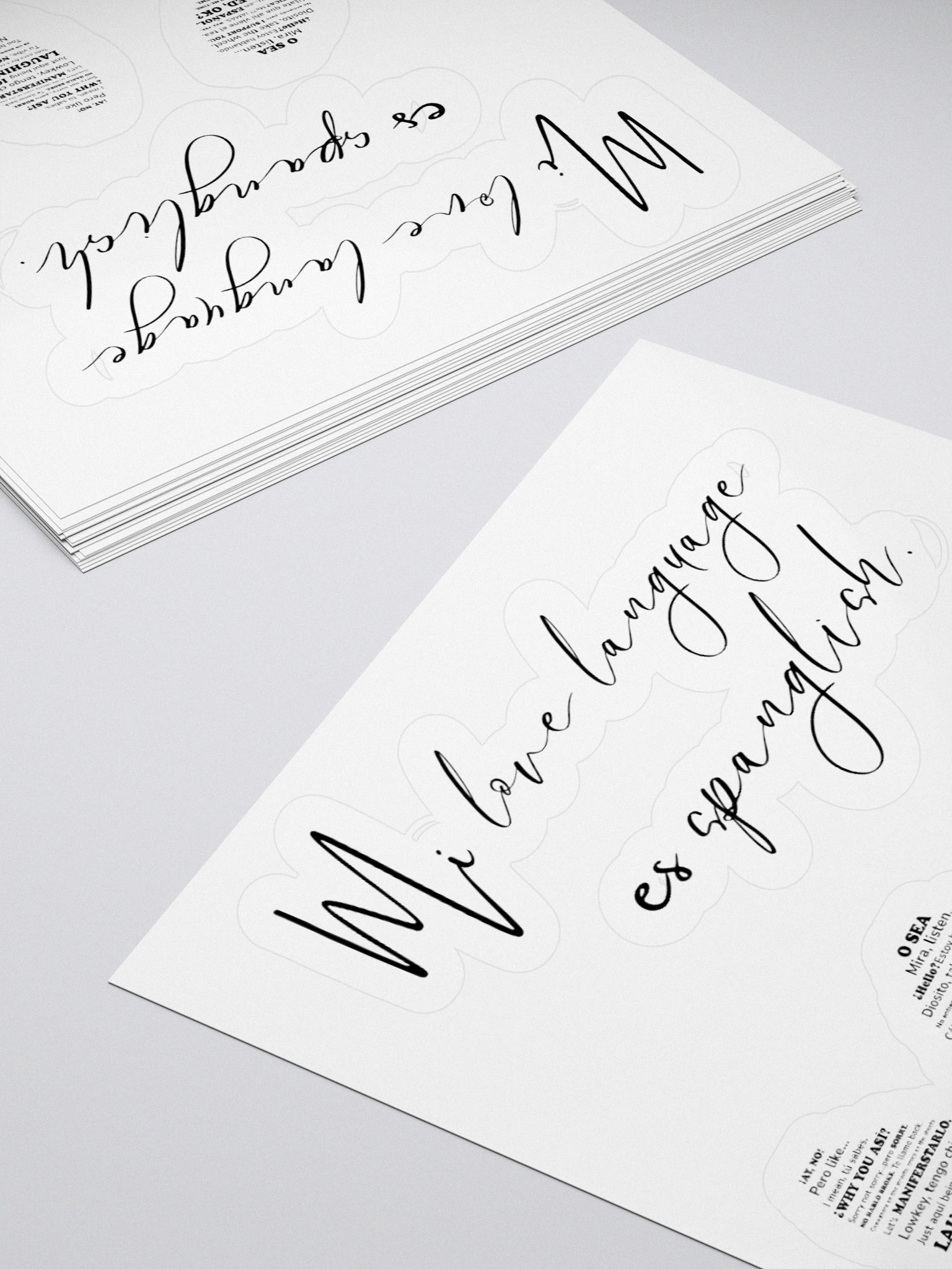 "Spanglish" Duo Sticky product image (6)