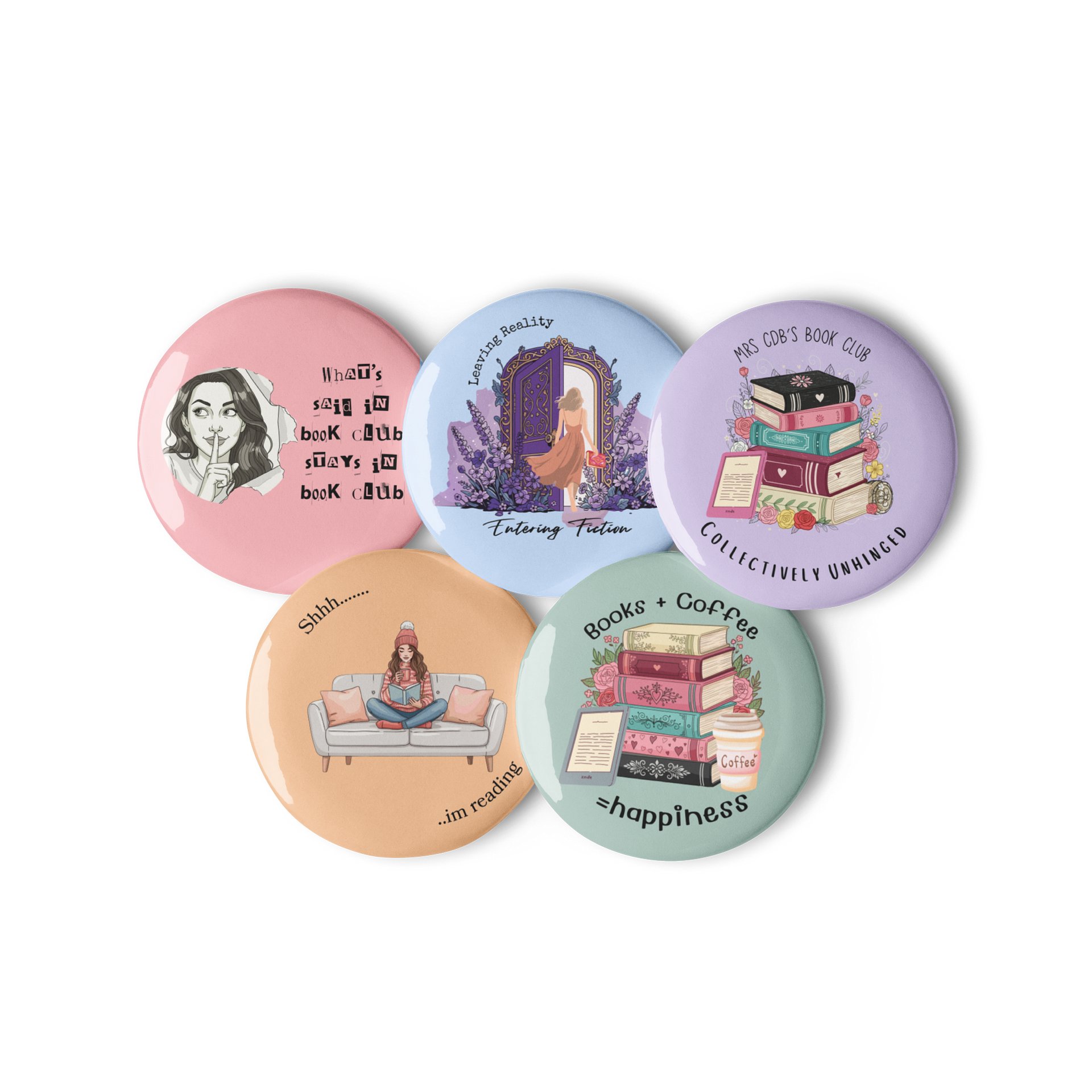 Mrs CDB's Bookish Badges product image (6)