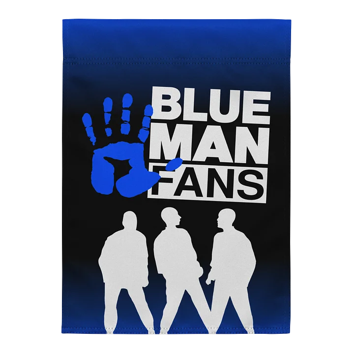 Blue Man Fans Yard Flag product image (1)