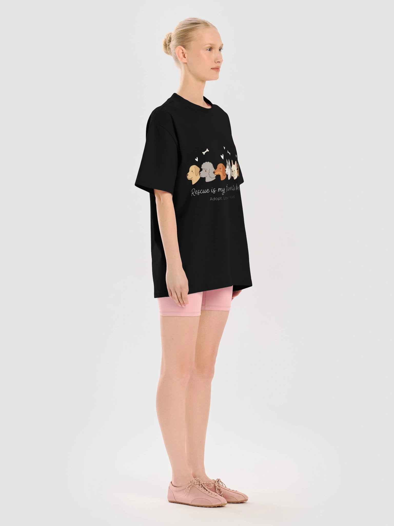 Rescue is My Favorite Breed T-Shirt | Dog Adoption Lover Gift product image (43)