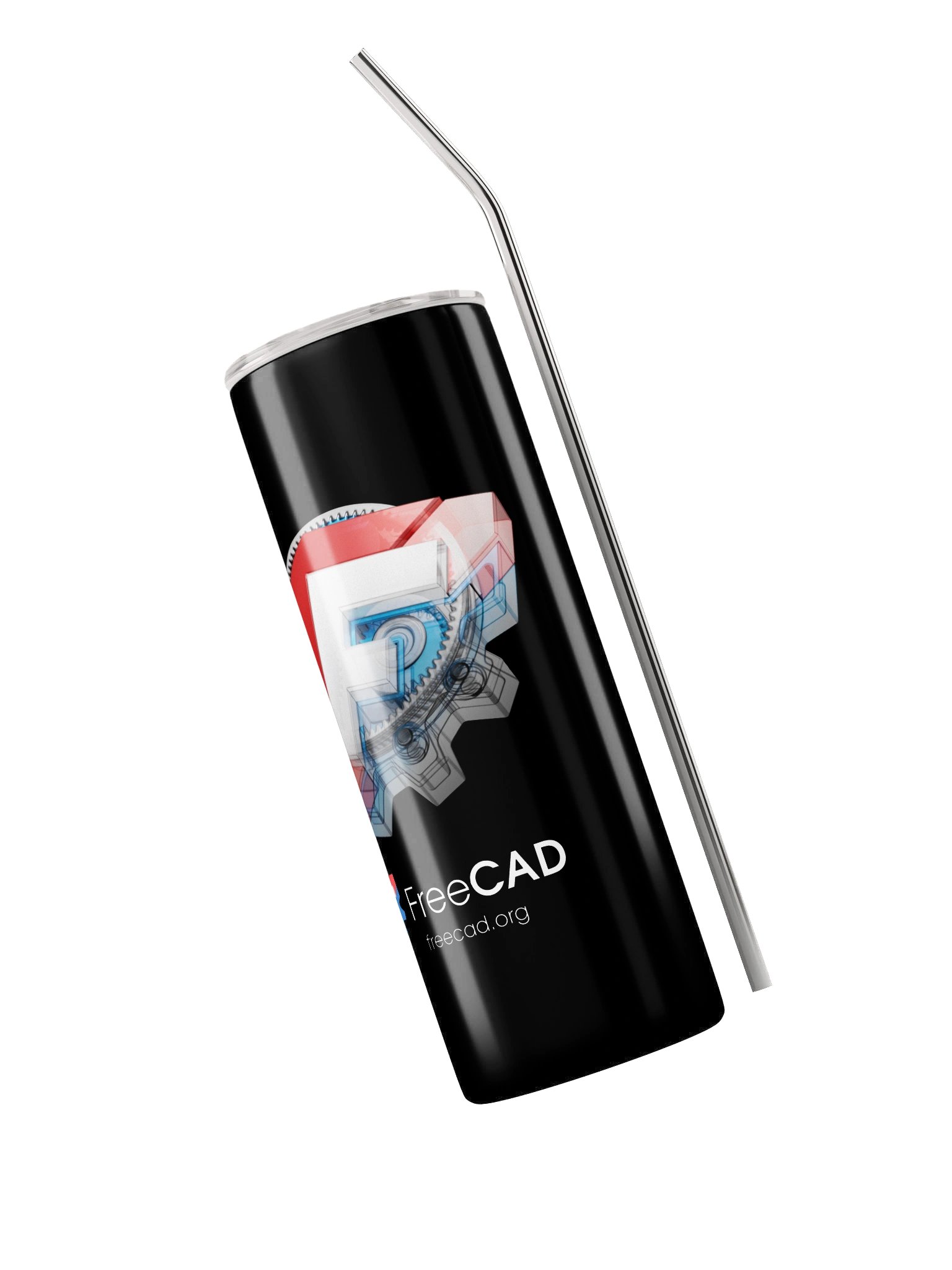 FreeCAD 2026 - Collectible Metal Tumbler - Black product image (3)