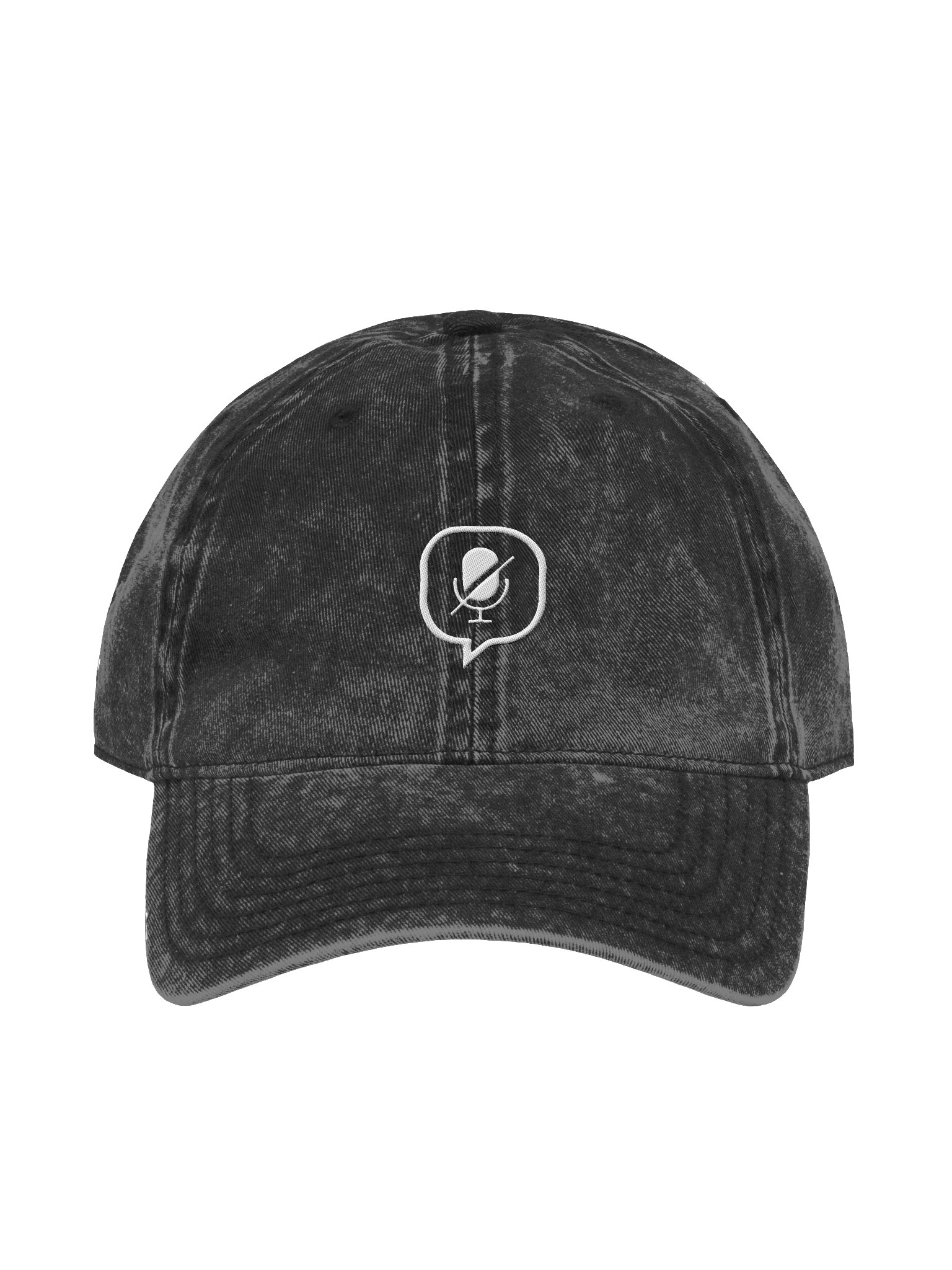 Off the Record Icon Embroidery Hat product image (1)