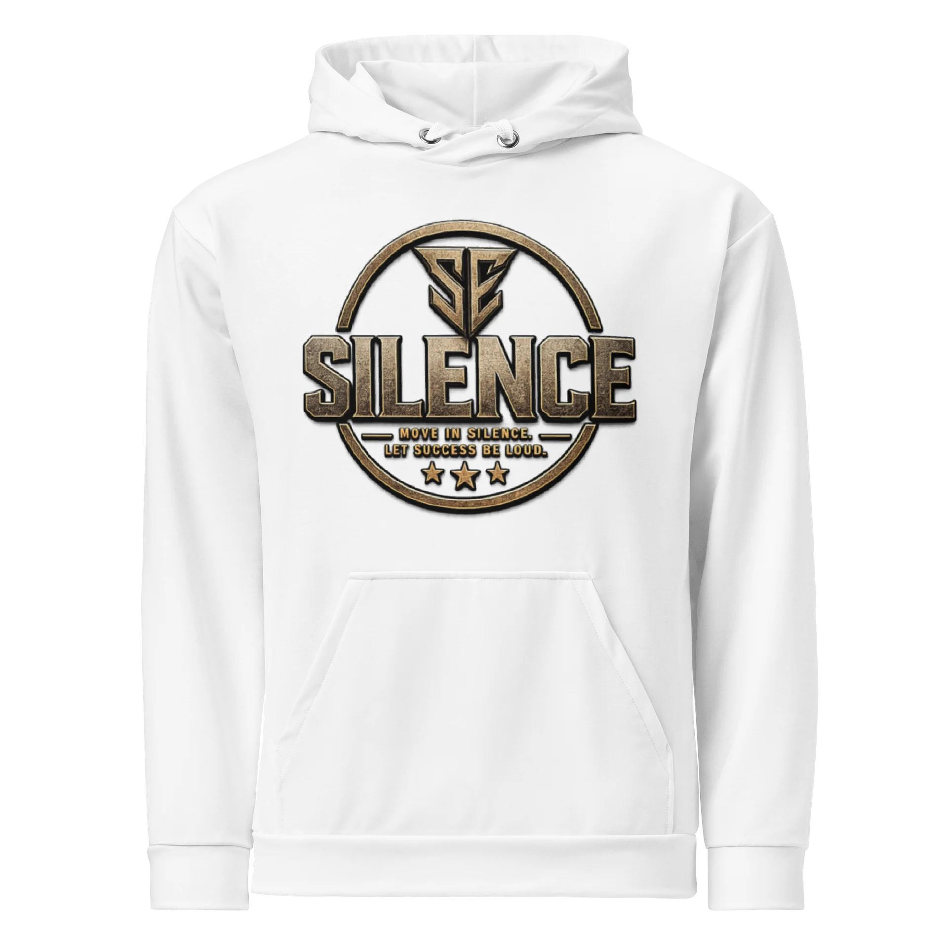 SILENCE Signature White Hoodie product image (5)