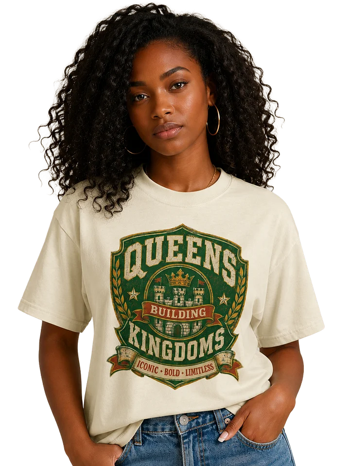 Queens Building Kingdoms Royal Crest Premium T-Shirt product image (17)