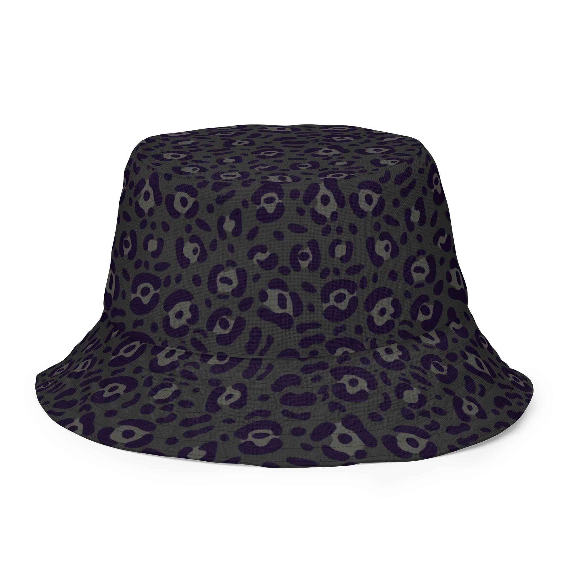 Bold Reversible Bucket Hat with Black Leopard Print product image (2)