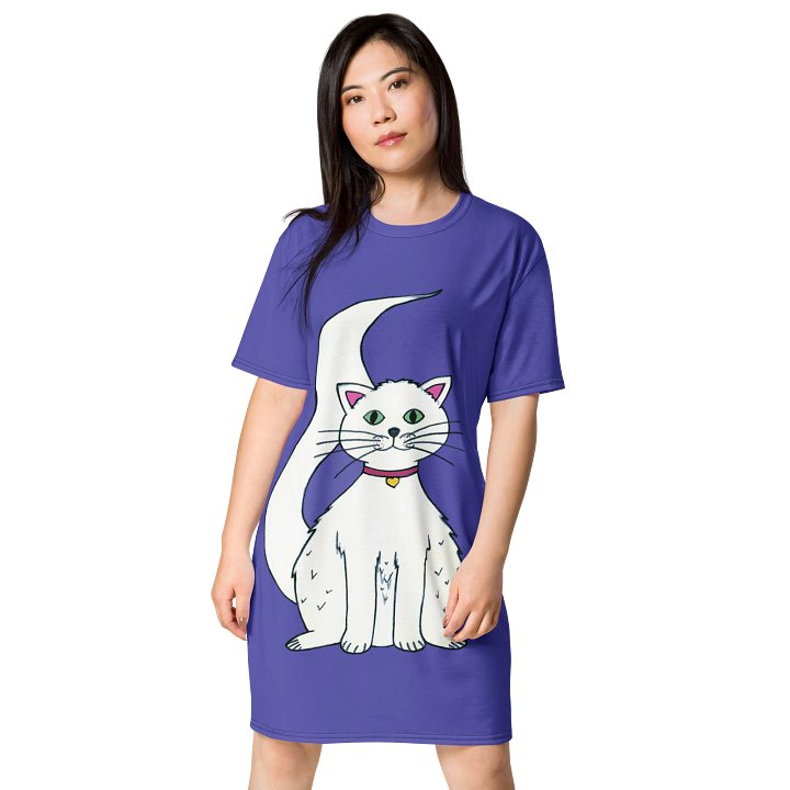 Cat (art by Dina R.) - T-Shirt Dress product image (1)