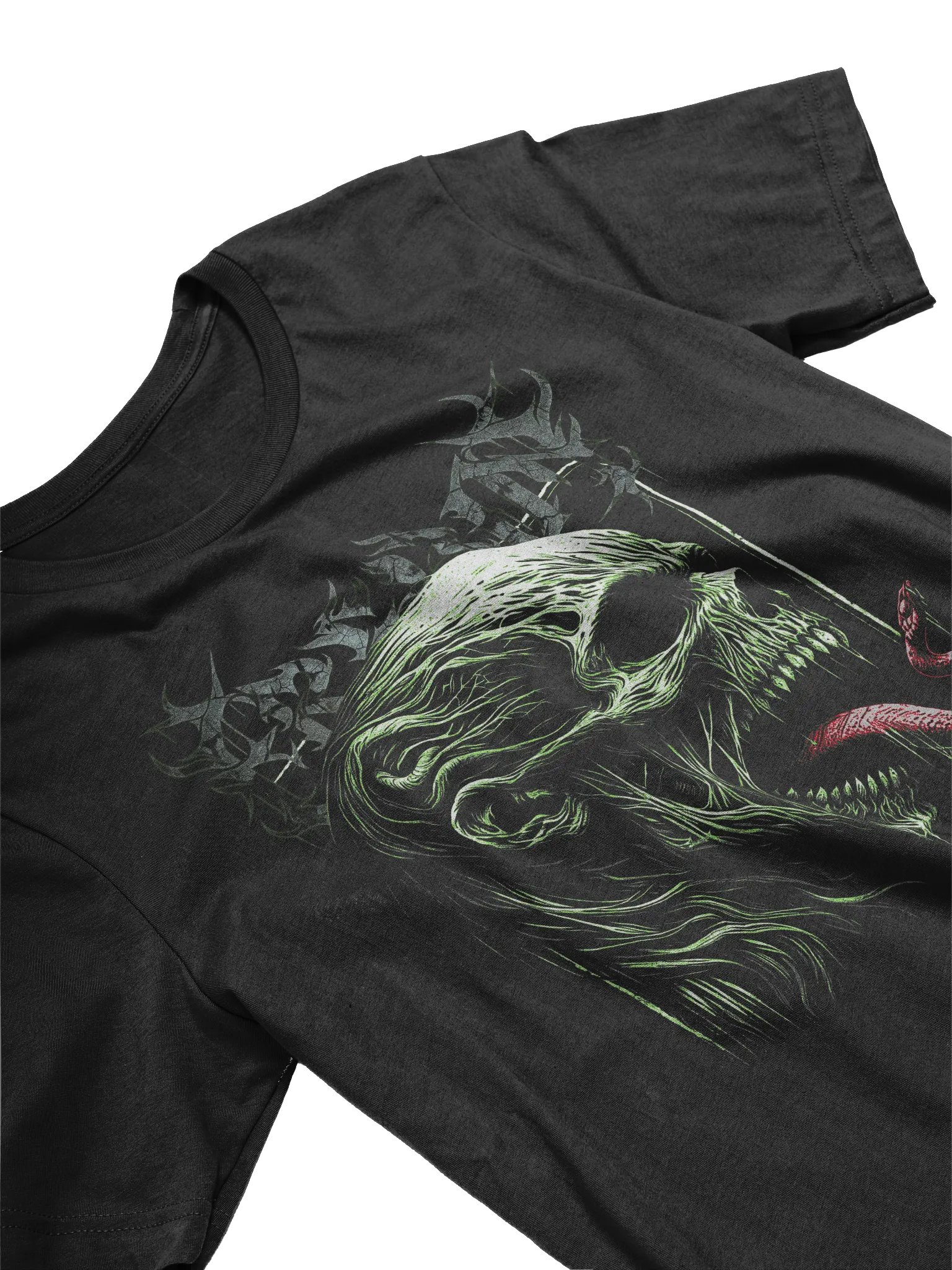 Slither – Venomous Snake Skull Tee product image (2)